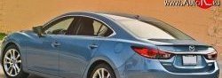 2 699 р. Лип спойлер M-VRS Mazda 6 GJ дорестайлинг седан (2012-2015) (Неокрашенный)  с доставкой в г. Горно‑Алтайск. Увеличить фотографию 2