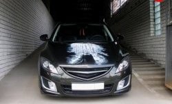 4 999 р. Решётка радиатора Sport Mazda 6 GH дорестайлинг универсал (2007-2010) (Неокрашенная)  с доставкой в г. Горно‑Алтайск. Увеличить фотографию 3