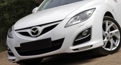 579 р. Реснички на фары RA Mazda 6 GH дорестайлинг седан (2007-2010) (Неокрашенные)  с доставкой в г. Горно‑Алтайск. Увеличить фотографию 2