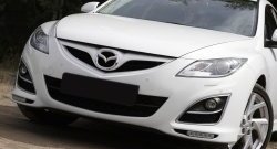 579 р. Реснички на фары RA Mazda 6 GH дорестайлинг седан (2007-2010) (Неокрашенные)  с доставкой в г. Горно‑Алтайск. Увеличить фотографию 4