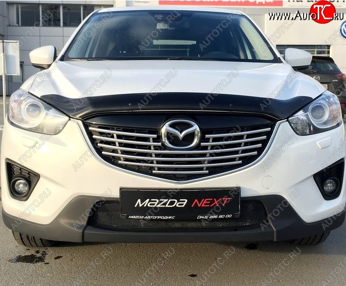 4 599 р. Дефлектор капота NovLine Mazda CX-5 KE дорестайлинг (2011-2014)  с доставкой в г. Горно‑Алтайск