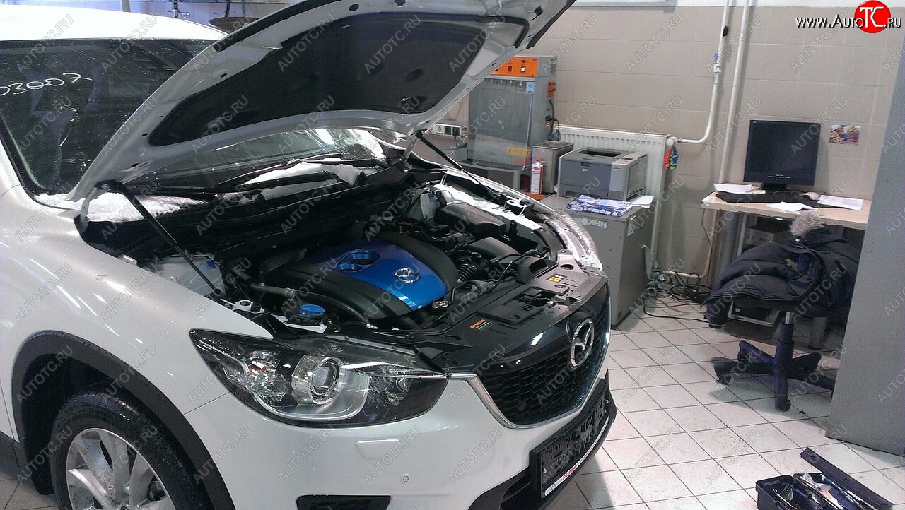 2 349 р. Упоры капота Russtal Mazda CX-5 KE дорестайлинг (2011-2014)  с доставкой в г. Горно‑Алтайск