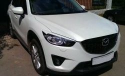 1 399 р. Реснички на фары CT v2 Mazda CX-5 KE дорестайлинг (2011-2014) (Неокрашенные)  с доставкой в г. Горно‑Алтайск. Увеличить фотографию 3