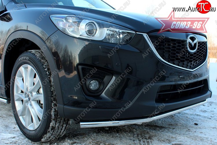 15 254 р. Защита переднего бампера одинарная Souz-96 (d42) Mazda CX-5 KE дорестайлинг (2011-2014)  с доставкой в г. Горно‑Алтайск