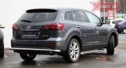 15 029 р. Защита заднего бампера рестайлинг Souz-96 (d60) Mazda CX-9 TB дорестайлинг (2007-2009)  с доставкой в г. Горно‑Алтайск. Увеличить фотографию 2