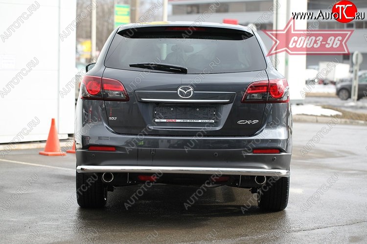 15 029 р. Защита заднего бампера рестайлинг Souz-96 (d60) Mazda CX-9 TB дорестайлинг (2007-2009)  с доставкой в г. Горно‑Алтайск