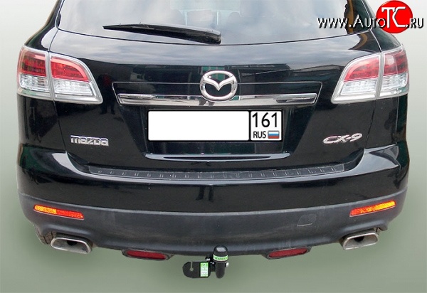 5 749 р. Фаркоп Лидер Плюс Mazda CX-9 TB дорестайлинг (2007-2009) (Без электропакета)  с доставкой в г. Горно‑Алтайск