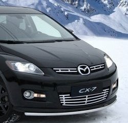 Декоративная вставка воздухозаборника Novline Mazda CX-7 ER дорестайлинг (2006-2010)