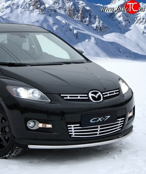 872 р. Декоративная вставка воздухозаборника Novline Mazda CX-7 ER дорестайлинг (2006-2010)  с доставкой в г. Горно‑Алтайск