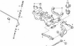 709 р. Полиуретановый сайлентблок нижних поперечных тяг задней подвески Mazda 323/Familia седан BJ дорестайлинг (1998-2000)  с доставкой в г. Горно‑Алтайск. Увеличить фотографию 2