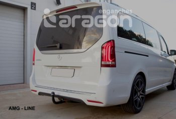 22 699 р. Фаркоп Aragon.(шар V) Mercedes-Benz Vito W447 дорестайлинг (2015-2020)  с доставкой в г. Горно‑Алтайск. Увеличить фотографию 2