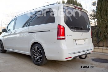 22 699 р. Фаркоп Aragon.(шар V) Mercedes-Benz Vito W447 дорестайлинг (2015-2020)  с доставкой в г. Горно‑Алтайск. Увеличить фотографию 7