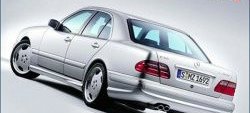 8 149 р. Пороги накладки AMG E55 Mercedes-Benz E-Class W210 дорестайлинг седан (1996-1999) (Неокрашенные)  с доставкой в г. Горно‑Алтайск. Увеличить фотографию 2