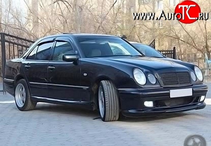 4 499 р. Пороги накладки Wald Mercedes-Benz E-Class W210 дорестайлинг седан (1996-1999)  с доставкой в г. Горно‑Алтайск