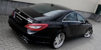 4 499 р. Спойлер багажника AMG Mercedes-Benz CLS class W218 (2011-2017) (Неокрашенный)  с доставкой в г. Горно‑Алтайск. Увеличить фотографию 2