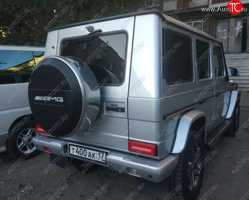 9 999 р. Колпак (крышка) запаски (R16-20) AMG KOLPAKA.NET Mercedes-Benz G class W463 5 дв. дорестайлинг (1989-1994) (наклейка AMG черная)  с доставкой в г. Горно‑Алтайск