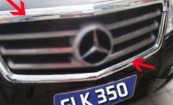 11 699 р. Накладка на решетку радиатора СТ Mercedes-Benz GLK class X204 рестайлинг (2012-2015)  с доставкой в г. Горно‑Алтайск. Увеличить фотографию 2