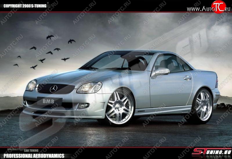 14 199 р. Пороги накладки ВМВ Mercedes-Benz SLK class R170 (1996-2003)  с доставкой в г. Горно‑Алтайск