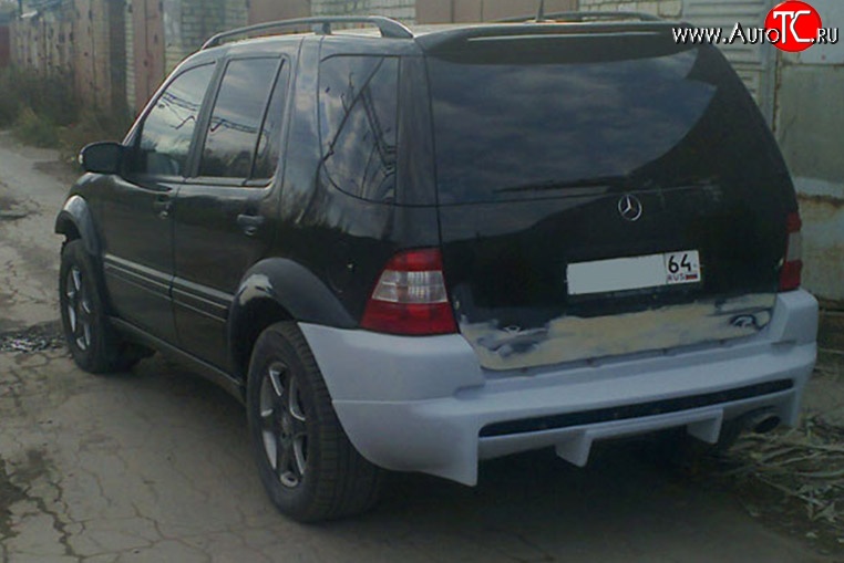 13 649 р. Задний бампер M-VRS Mercedes-Benz ML class W163 дорестайлинг (1997-2001) (Неокрашенный)  с доставкой в г. Горно‑Алтайск