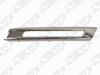 Правая рамка ДХО SAT (хром) Mercedes-Benz ML class  W166 (2011-2015)