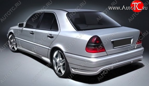 5 499 р. Пороги накладки CT Mercedes-Benz C-Class S202 дорестайлинг универсал (1992-1997) (Неокрашенные)  с доставкой в г. Горно‑Алтайск