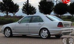 11 399 р. Задний бампер AMG Mercedes-Benz C-Class W202 дорестайлинг седан (1993-1997) (Неокрашенный)  с доставкой в г. Горно‑Алтайск. Увеличить фотографию 2