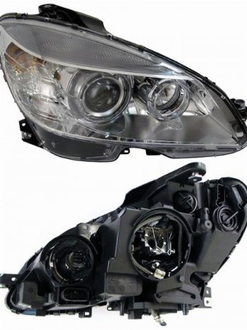 Правая передняя фара SAT (под ксенон) Mercedes-Benz C-Class  W204 (2007-2011) дорестайлинг седан