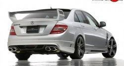 12 599 р. Пороги накладки WALD Mercedes-Benz C-Class W204 дорестайлинг седан (2007-2011) (Неокрашенные)  с доставкой в г. Горно‑Алтайск. Увеличить фотографию 2