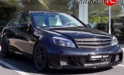 8 149 р. Радиаторная решётка Brabus Bullit Mercedes-Benz C-Class W204 дорестайлинг седан (2007-2011) (Неокрашенная)  с доставкой в г. Горно‑Алтайск. Увеличить фотографию 3