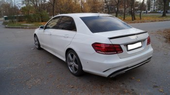 3 399 р. Лип спойлер АВТОКРАТ AMG  Mercedes-Benz E-Class  W212 (2009-2017) дорестайлинг седан, рестайлинг седан (Неокрашенный)  с доставкой в г. Горно‑Алтайск. Увеличить фотографию 5