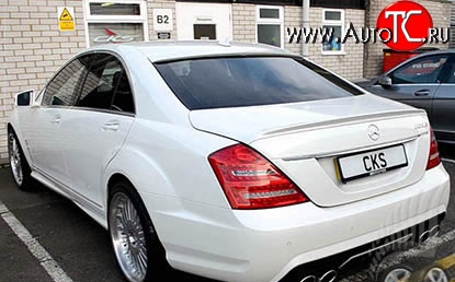 5 099 р. Козырёк на заднее стекло AMG Mercedes-Benz S class W221 (2006-2013) (Неокрашенный)  с доставкой в г. Горно‑Алтайск