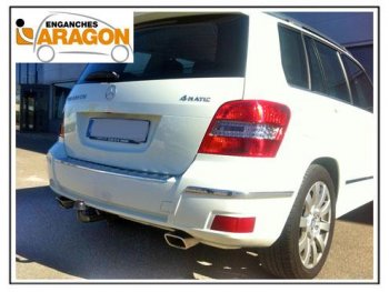 Фаркоп Aragon. (шар A) Mercedes-Benz GLK class X204 рестайлинг (2012-2015)