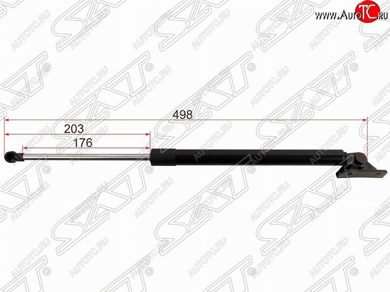 899 р. Правый упор крышки багажника SAT (L498 mm) Mitsubishi ASX дорестайлинг (2010-2012)  с доставкой в г. Горно‑Алтайск