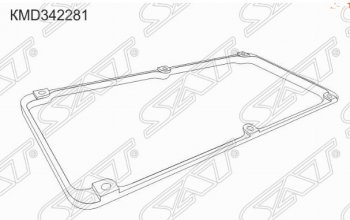 179 р. Прокладка клапанной крышки SAT (4G13, 4G15 00-, CS1A / CS2A) Mitsubishi Colt CJ0 хэтчбэк 3 дв. (1995-2003)  с доставкой в г. Горно‑Алтайск. Увеличить фотографию 1