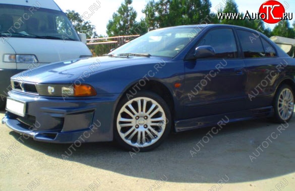 22 899 р. Передний бампер R1 Mitsubishi Galant 8  дорестайлинг седан (1996-1998)  с доставкой в г. Горно‑Алтайск