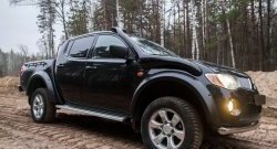 11 199 р. Пластиковый шноркель RA Mitsubishi L200 4  дорестайлинг (2006-2014)  с доставкой в г. Горно‑Алтайск. Увеличить фотографию 2