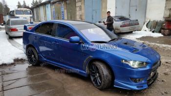 Пороги накладки RPM Mitsubishi (Митсубиси) Lancer (Лансер)  10 (2007-2017) 10 седан дорестайлинг, седан рестайлинг, хэтчбек 5 дв рестайлинг