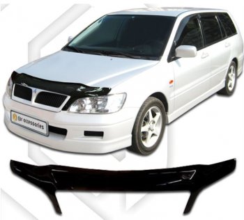 Дефлектор капота CA-Plastiс exclusive Mitsubishi (Митсубиси) Lancer (Лансер)  9 CS (2003-2005) 9 CS универсал 1-ый рестайлинг