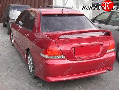 4 599 р. Козырёк на заднее стекло CT Mitsubishi Lancer 9 2-ой рестайлинг седан (2005-2009) (Неокрашенный)  с доставкой в г. Горно‑Алтайск