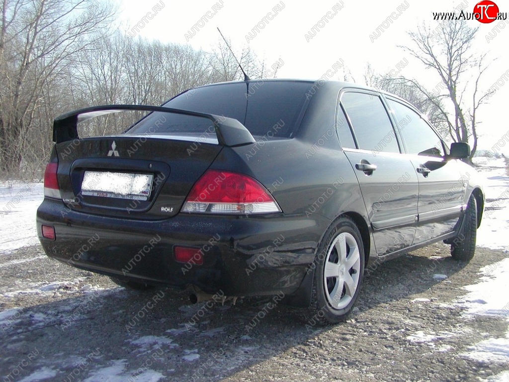 3 599 р. Спойлер Style  Mitsubishi Lancer  9 (2003-2009) 1-ый рестайлинг седан, 2-ой рестайлинг седан (Неокрашенный)  с доставкой в г. Горно‑Алтайск