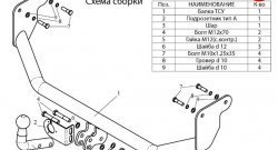 16 349 р. Фаркоп (седан, универсал) Лидер Плюс  Mitsubishi Lancer  9 (2003-2009) 1-ый рестайлинг седан, 2-ой рестайлинг седан (Без электропакета)  с доставкой в г. Горно‑Алтайск. Увеличить фотографию 2