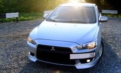 929 р. Подиум гос. номера EVO №1  Mitsubishi Lancer  CY (2007-2017) седан дорестайлинг, хэтчбэк дорестайлинг, седан рестайлинг, хэтчбек 5 дв рестайлинг (Гладкий пластик)  с доставкой в г. Горно‑Алтайск. Увеличить фотографию 5