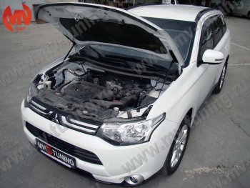 Упор капота MV-Tuning (двойной) Mitsubishi Outlander GF 2-ой рестайлинг (2015-2018)