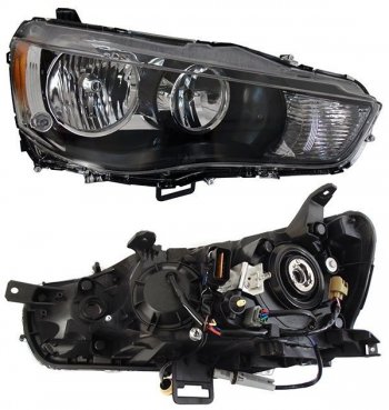 Правая фара SAT Mitsubishi Outlander  XL (2010-2013) (CW)  рестайлинг