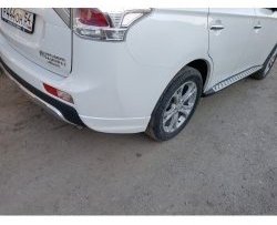 4 799 р. Боковые накладки на задний бампер BROOMER Design  Mitsubishi Outlander  GF (2012-2014) дорестайлинг (Неокрашенная)  с доставкой в г. Горно‑Алтайск. Увеличить фотографию 4