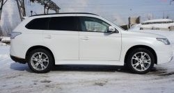 6 199 р. Пороги накладки Broomer Design  Mitsubishi Outlander  GF (2012-2014) дорестайлинг (Неокрашенные)  с доставкой в г. Горно‑Алтайск. Увеличить фотографию 2