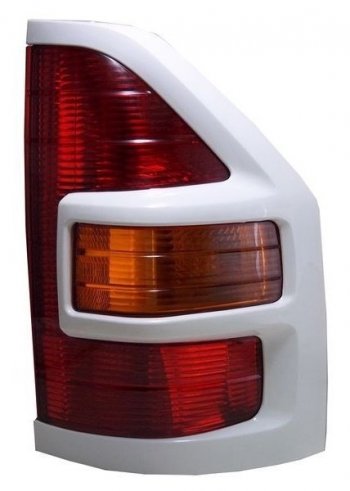 Левый задний фонарь SAT (белая окантовка) Mitsubishi Pajero ( 3 V70,  3 V60) (1999-2003) дорестайлинг, дорестайлинг