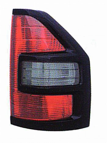 Правый задний фонарь SAT (черная окантовка) Mitsubishi Pajero ( 3 V70,  3 V60) (1999-2003) дорестайлинг, дорестайлинг