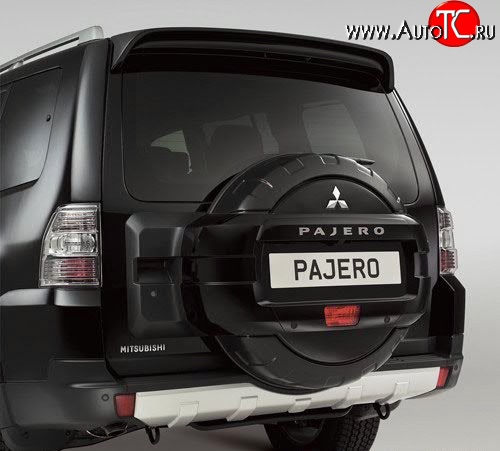 3 399 р. Чехол (кожух) запасного колеса Стандартный Mitsubishi Pajero 4 V90 дорестайлинг (2006-2011) (Неокрашенный)  с доставкой в г. Горно‑Алтайск