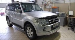 10 499 р. Накладка переднего бампера GT Dynamics Mitsubishi Pajero 4 V80 дорестайлинг (2006-2011) (Дорестайлинг, Неокрашенная)  с доставкой в г. Горно‑Алтайск. Увеличить фотографию 4